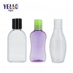 Clear Hand Sanitizer Bottles 80ml 120ml With Spray Pump Or Flip Cap