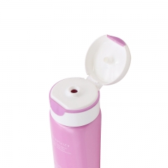Pink Color Plastic Cosmetic Tubes 120g , Hand Cream Tube With Flip Cap