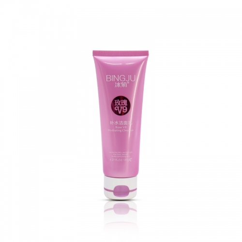 Pink Color Plastic Cosmetic Tubes 120g , Hand Cream Tube With Flip Cap