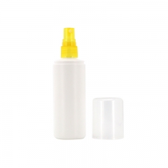 HDPE Plastic Cosmetic Spray Bottle 43MM Diameter 150MM Height 120ML