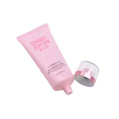 Pink Plastic Cosmetic Tubes , Squeeze Tubes For Lotion And Face Cream