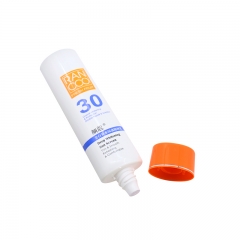 80g 100g Cosmetic Soft Tube For Face Wash Screw Cap Silk Screen
