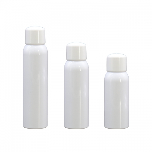 New Shape White PET Cosmetic Mist Spray Bottle / Cute Skincare Packaging