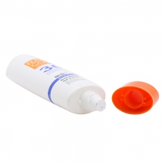 80g 100g Cosmetic Soft Tube For Face Wash Screw Cap Silk Screen