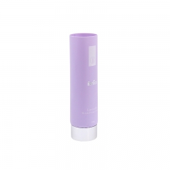 Purple Color Cosmetic Tube Containers With Screw Cap / Plastic Cream Tubes