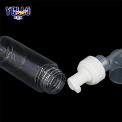 Clear Plastic Foam Pump Dispenser Bottle For Cosmetic Reusable Material