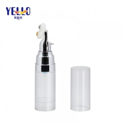 20ml Airless Cosmetic Bottles With Roller Ball Applicator , Eye Cream Packaging Bottle