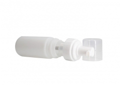 Clear Plastic Foam Pump Bottle 120ml Transparent Cap For Cosmetics