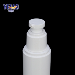 Hot Stamping Airless Cosmetic Bottles PET Material 41MM Diameter 38g