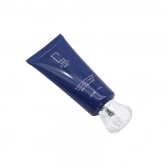 100g Plastic Cosmetic Tubes , Empty Hand Cream Tube With Acrylic Cap