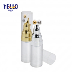 20ml Airless Cosmetic Bottles With Roller Ball Applicator , Eye Cream Packaging Bottle