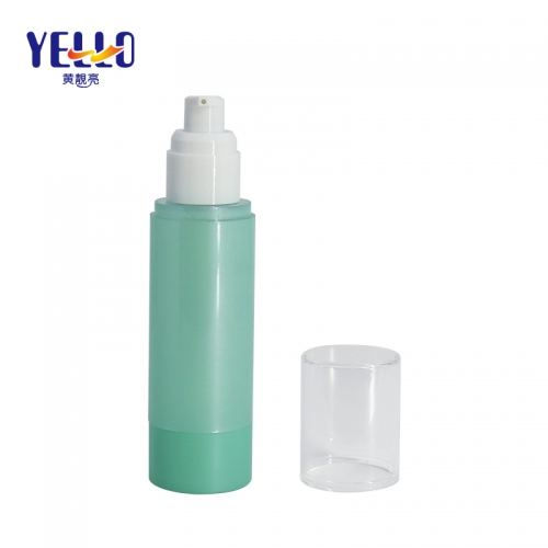 Luxury Skincare 30ml Airless Pump Bottle Cylinder Shape For Serum