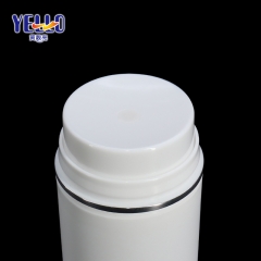 Cylinder 50ml PP Airless Bottle For Skincare Cream Foundation