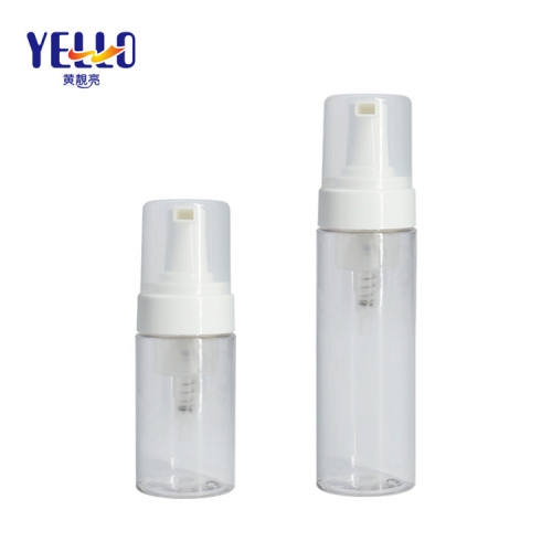 Clear Plastic Foam Pump Dispenser Bottle For Cosmetic Reusable Material