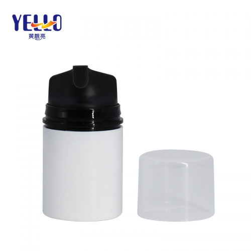 Customized Color Plastic Airless Bottle For Skin Cream Hot Stamping