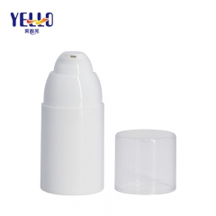 Empty Airless Cosmetic Bottles Transparent Cap For Skin Care Cream 30Ml