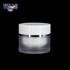 PS Frosted Plastic Cosmetic Jars , Custom Color Cosmetic Cream Jars