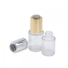 Heavy Wall Cosmetic Dropper Bottles Hot Stamping Printing Screw On Cap
