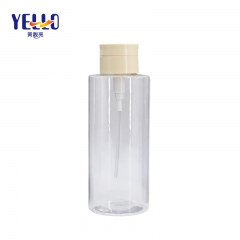 500ml Plastic Cosmetic Bottles For Makeup Remover Cylinder Shape
