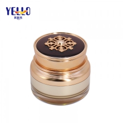 Refillable Cosmetic Cream Jar With Screw Cap 50g / Empty Skin Care Containers