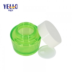 Round Clear Cosmetic Jars 50g For Skin Care / Plastic Cream Containers