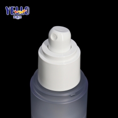 Frosted Customized Airless Cosmetic Bottles , Skin Care Spray Lotion Bottle