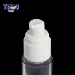 Clear Airless Cosmetic Containers 30ml Cream Travel Lotion Bottles