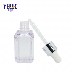 PETG Cosmetic Dropper Bottles For Skin Care Hot Stamping 56mm Height