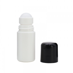 50ml Empty Plastic Cosmetic Container Deodorant Roll On Bottle For Essential Oil