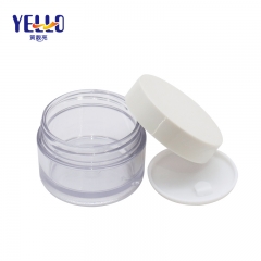 PET Plastic Cream Jar For Cosmetic Silk Printing Customize Color