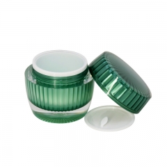 Fashionable Cosmetic Round Acrylic Lotion Bottles And Cream Jars