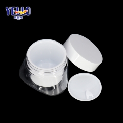 Unique Shape 50g Plastic Face Cream Jar For Cosmetic Packaging