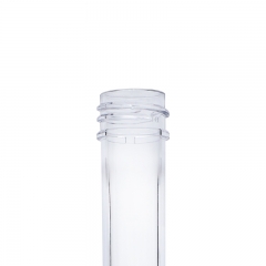 PET Plastic Cosmetic Bottle Preform 20mm Neck Size Custom Color
