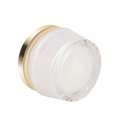 Pearl White Luxury Cosmetic Jars , 30g 50g 100g Acrylic Jars For Cream