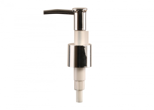 Silver Soap Non Spill Lotion Pump Dispenser Moisture Proof 24 / 410 Size