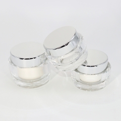 Empty Acrylic Face Cream Jar 20g 30g 50g For Skincare Packaging