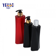 Luxury Empty Shampoo Bottles 280ml 500ml Red And Black Color UV Blocking