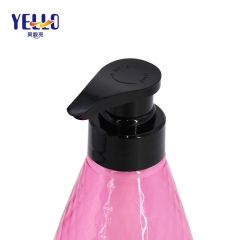 Pink Color Empty Shampoo Containers / Body Wash Bottles Weak Acid Resistant