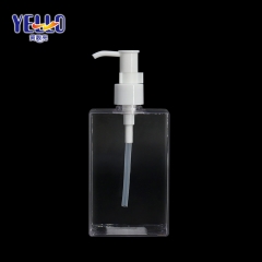 Safe Empty Shampoo Bottles , Clear Hand Wash Bottle 300ml With Pump