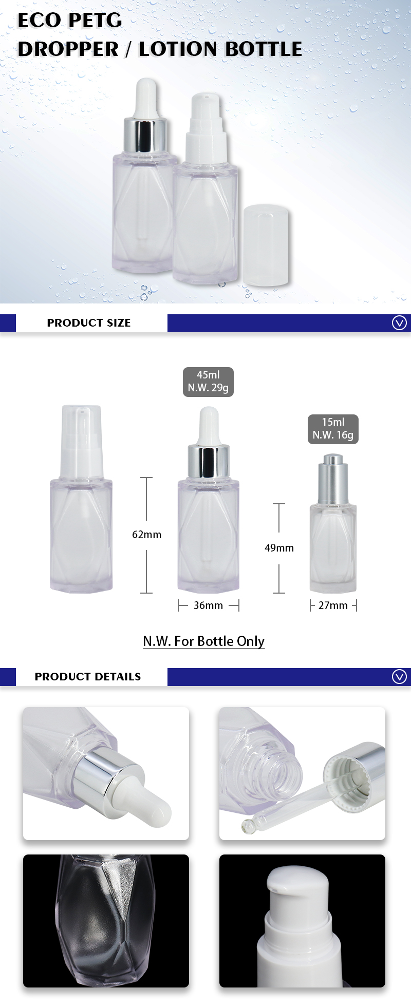 Serum Bottle With Dropper