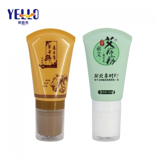 Wholesale 100g Empty Refillable Massage Cream Tube With 5 Roller Balls