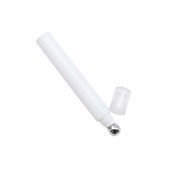 White 10ml 15ml Single Roller Ball Tube For Eye Cream