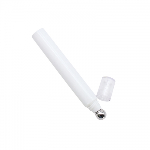 White 10ml 15ml Single Roller Ball Tube For Eye Cream