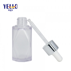 Thick Wall Plastic Face Serum Bottles With Dropper 15ml 45ml