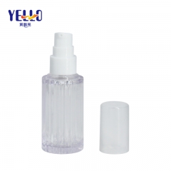 Fancy Clear Empty Dropper Bottle , 15ml 30ml Plastic Serum Bottle