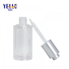 Fancy Clear Empty Dropper Bottle , 15ml 30ml Plastic Serum Bottle