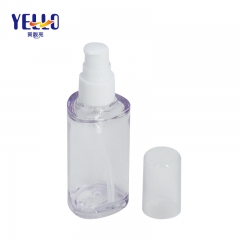 Triangle Clear PETG Skincare Dropper Bottles 50ml