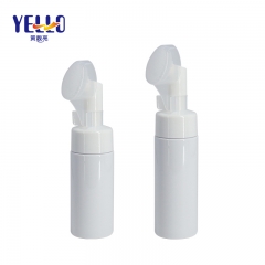 Fancy Empty Foam Pump Bottles With Brush For Personal Care Cylinder Shape