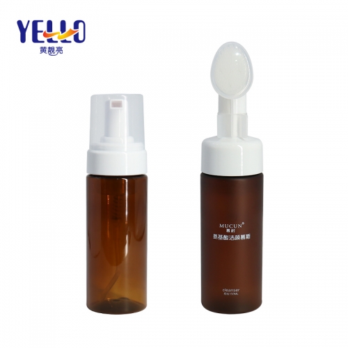 PET Foam soap Bottles , Fine Full Soap Bottle with Brush Head