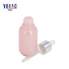 Cute Pink Dropper Bottles , Emplty Serum Bottle with Dropper 25ml
